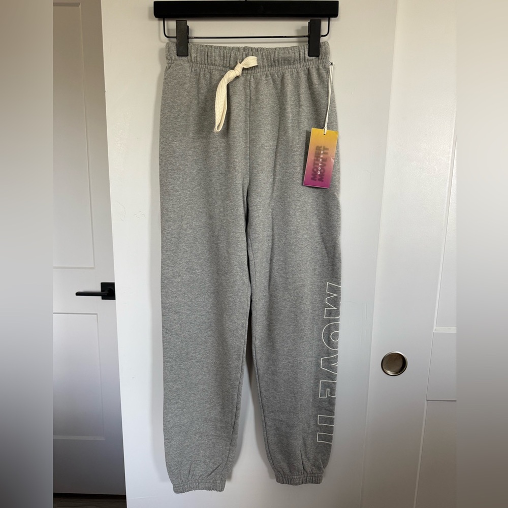 NWT MOTHER MOVE IT The Bender Cotton Sweatpants Size XS